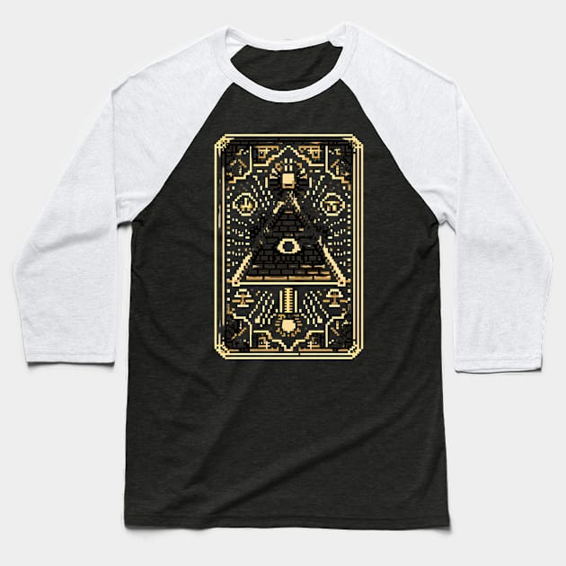 occultism Baseball T-Shirt by vaporgraphic